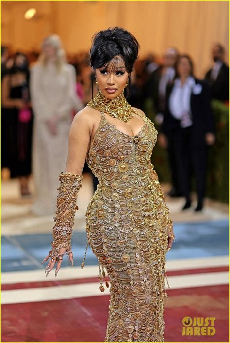 cardi b met gala versace|cardi b golden met gala.